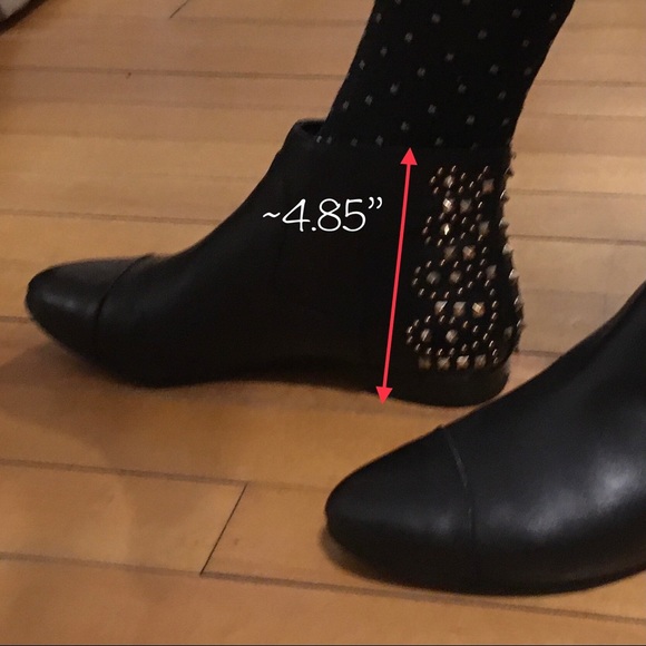 BCBGeneration Logan Studded Ankle Leather Booties - Picture 8 of 9